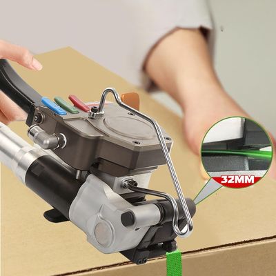 kupować CE 6000N Pneumatyczny narzędzie do wiązania plastikowego Pudełko do wiązania maszyny 32mm PET Przenośne wiązanie palet online manufacture