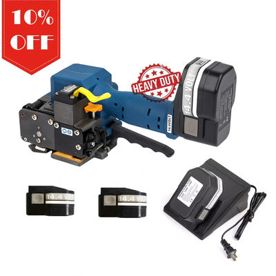 kupować Akumulator palety strapper karton plastikowy taśma strapping opakowanie narzędzie cegły PP PET Bundling napięcia elektryczny Strapping Machine online manufacture